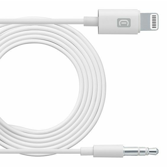 Kabel CELLULARLINE AUX - Lightning 1m bijeli-0