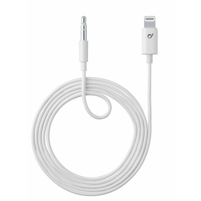 Kabel CELLULARLINE AUX - Lightning 1m bijeli