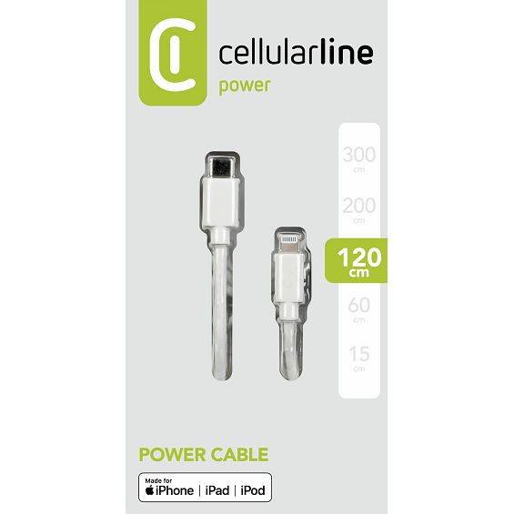 Kabel CELLULARLINE Type-C to lightning 120cm-2