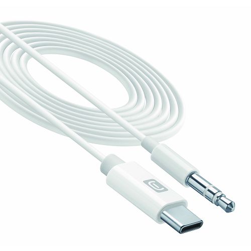 Kabel CELLULARLINE, ACL, Audio, 3.5mm (M) na USB-C (M), 100cm bijeli-1
