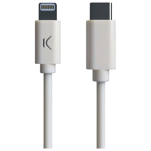 Kabel KSIX lighting na USB-C, 1.0m, bijeli-0