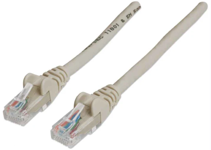 Kabel MANHATTAN Intellient, Cat6, UTP, RJ45 (M) na RJ45 (M), 20m sivi-1
