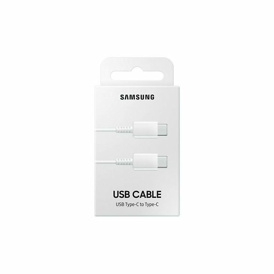 Kabel SAMSUNG USB Type-C na Type-C, 3A, 1M - bijeli, EPDA705BWEGWW-10