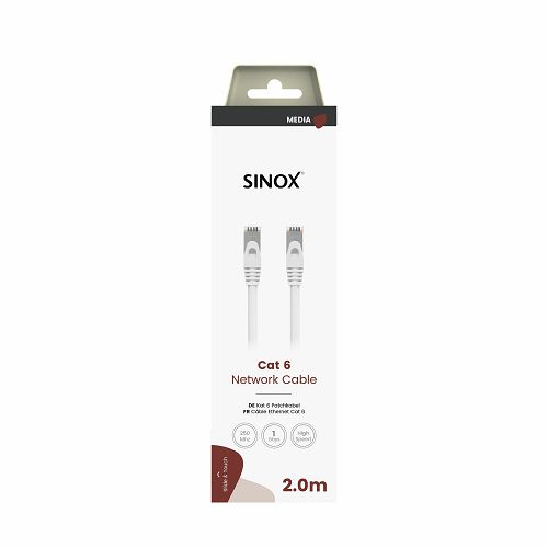 Kabel SINOX One Cat 6 kabel 2m bijeli-1