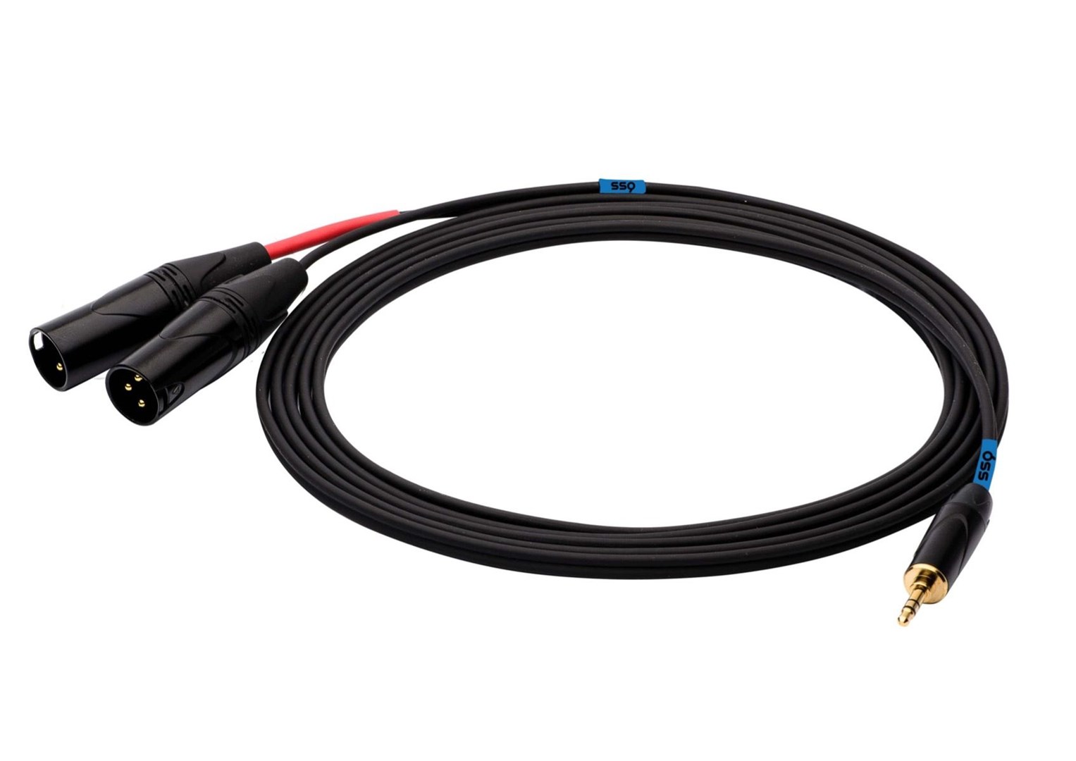 Kabel SSQ MIXLR3 (Jack Stereo 3,5 mm, 2x XLR, 3 m)-1