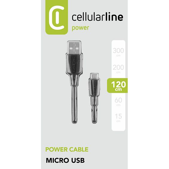 Kabel USB CELLULARLINE MICRO USB crni-3