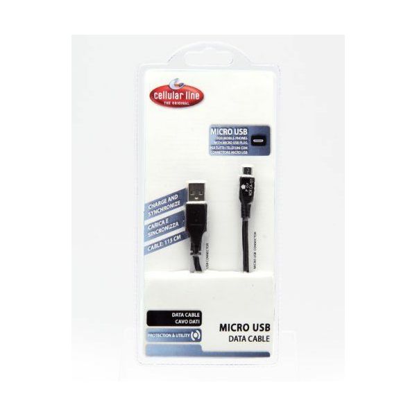 Kabel USB CELLULARLINE MICRO USB crni-1