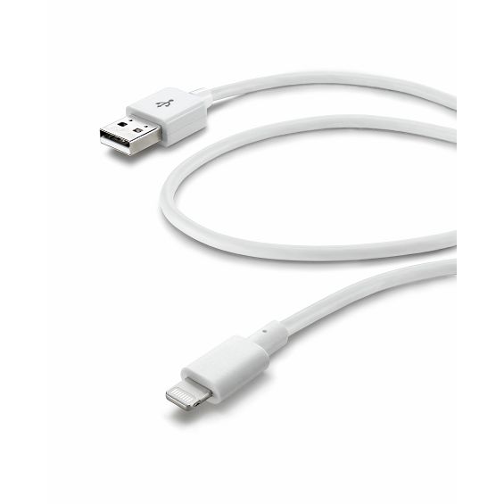 Kabel za mobitel CELLULARLINE APPLE iPhone lightning bijeli 120cm-1
