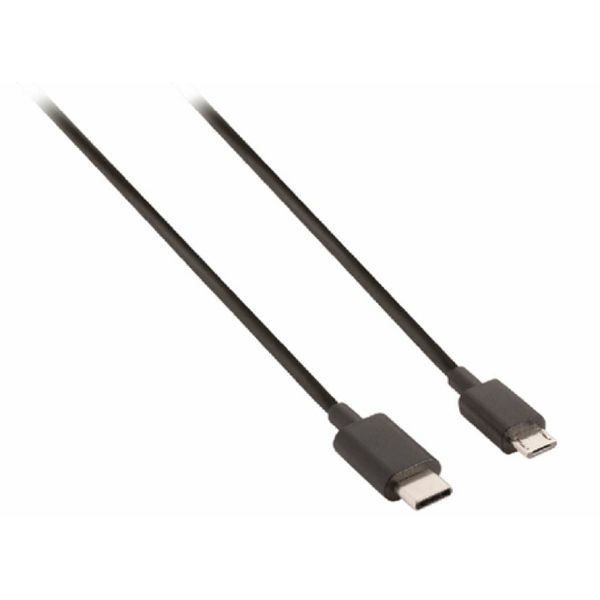 Kabel VALUE LINE VLCB60750B10, USB-C na USB Micro B, 1m-1