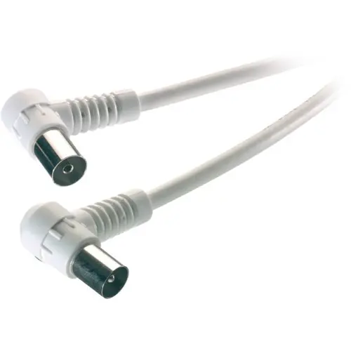 Kabel VIVANCO 48033, antenski coax na coax, kutni, 1.5m, bijeli-2