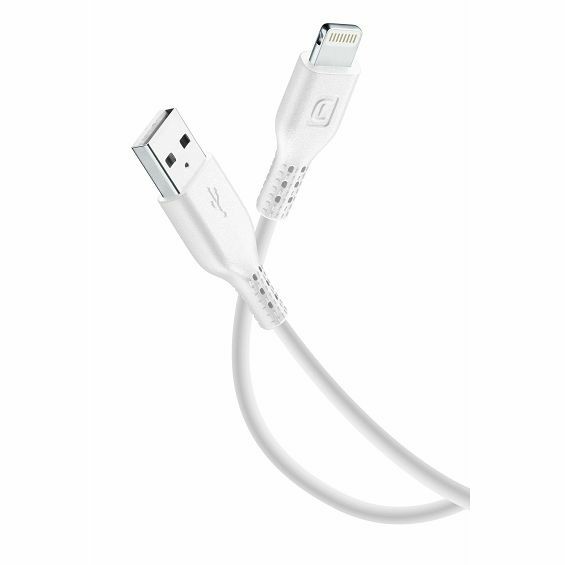 Kabel USB za mobitel APPLE iPhone CELLULARLINE bijeli 60cm-0