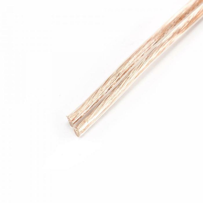 Kabel za zvučnik 2 x 1.0mm SBOX audio transparent (100m)