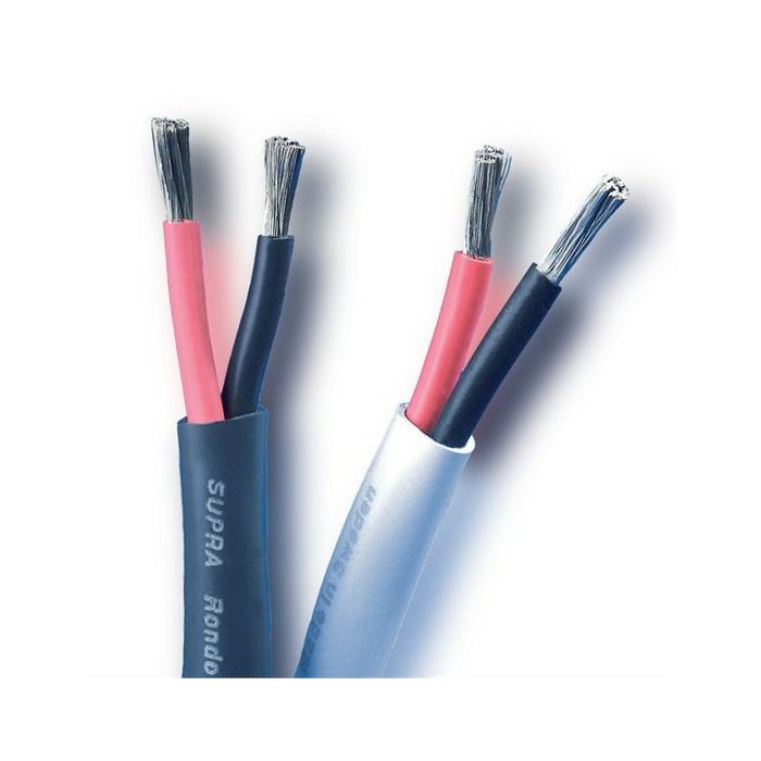 Kabel za zvučnik 2 x 2.5mm SUPRA RONDO OFC antracit-0