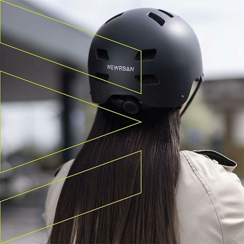 Kaciga NEWRBAN, unisex, vel. L crna-6