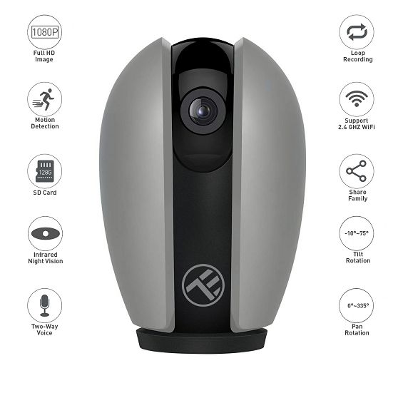 Nadzorna kamera unutarnja TELLUR SMART TLL331071 WiFi-5
