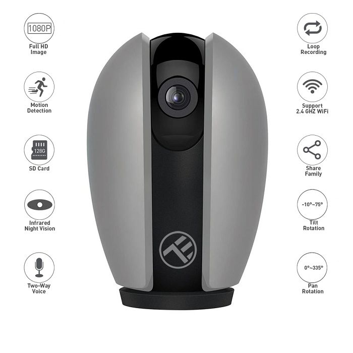 Nadzorna kamera unutarnja TELLUR SMART TLL331071 WiFi-2