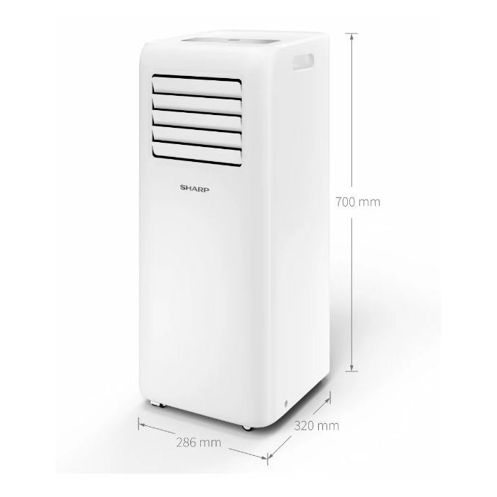 Klima uređaj SHARP UL-C09EA-W mobilna (2,6KW, A)-4