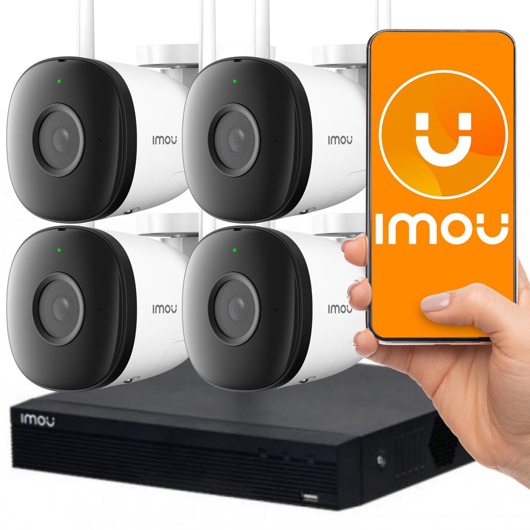 Komplet za nadzor IMOU (NVR1104HS-W-S2-CE-1T/4-F22P-0280B) (Wi-Fi, 1TB)-1