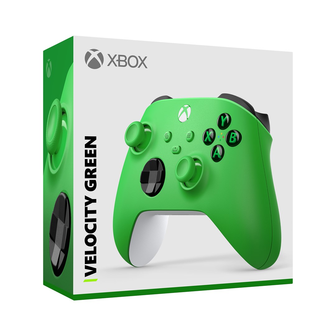 Kontroler MICROSOFT Xbox Wireless Green Bluetooth/USB, Analogue / Digital Android, PC, Xbox One, Xbox Series S, Xbox Series X, iOS-10
