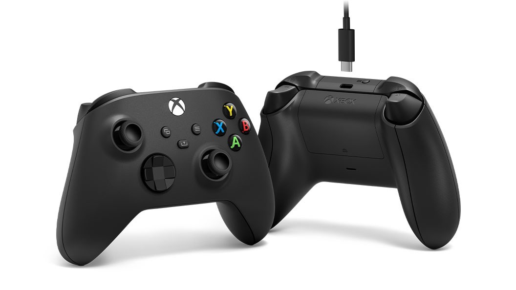 Microsoft Xbox Wireless Controller + USB-C Cable Black Gamepad Analogue / Digital PC, Xbox One, Xbox One S, Xbox One X, Xbox Series S, Xbox Series X-3