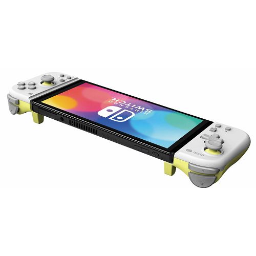 Kontroler NINTENDO Switch HORI Split Pad Compact (Light Gray/Yellow) NSW-373U-1