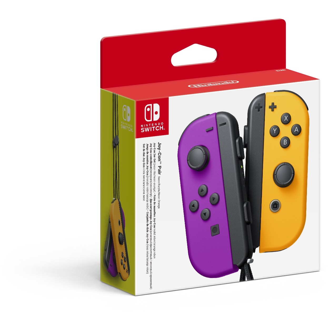Kontroler NINTENDO SWITCH Joy-Con (par) Neon ljubičasti + Neon narančasti-5