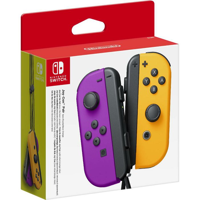 Kontroler NINTENDO SWITCH Joy-Con (par) Neon ljubičasti + Neon narančasti-1