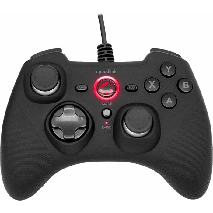 Kontroler SPEEDLINK Rait, PC/PS3/Switch/OLED, žični crni-0