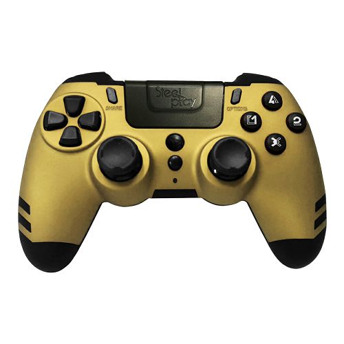 Kontroler STEELPLAY Metaltech, za PS4, bežični, zlatni-1
