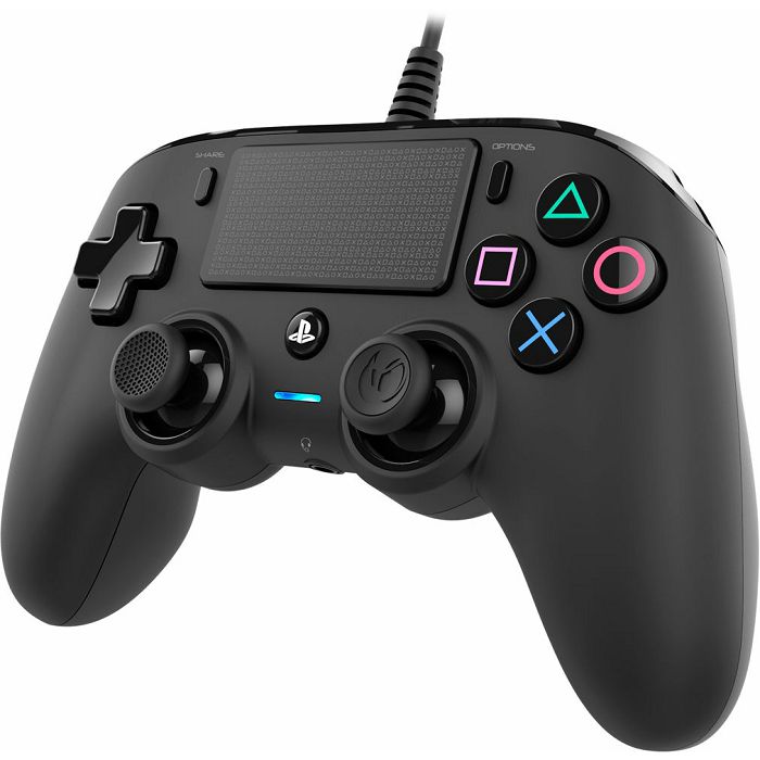 Kontroler PLAYSTATION 4 NACON žični crni (PC kompatibilan, 3m kabel)-1