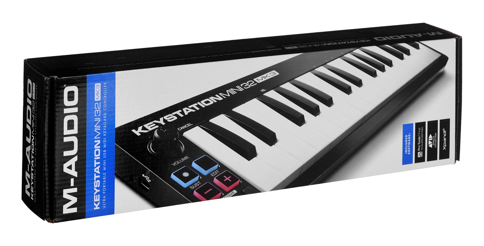 Kontrolna MIDI klavijatura M-AUDIO Keystation Mini 32 MK3 (32 tipke) USB, crno-bijela-5