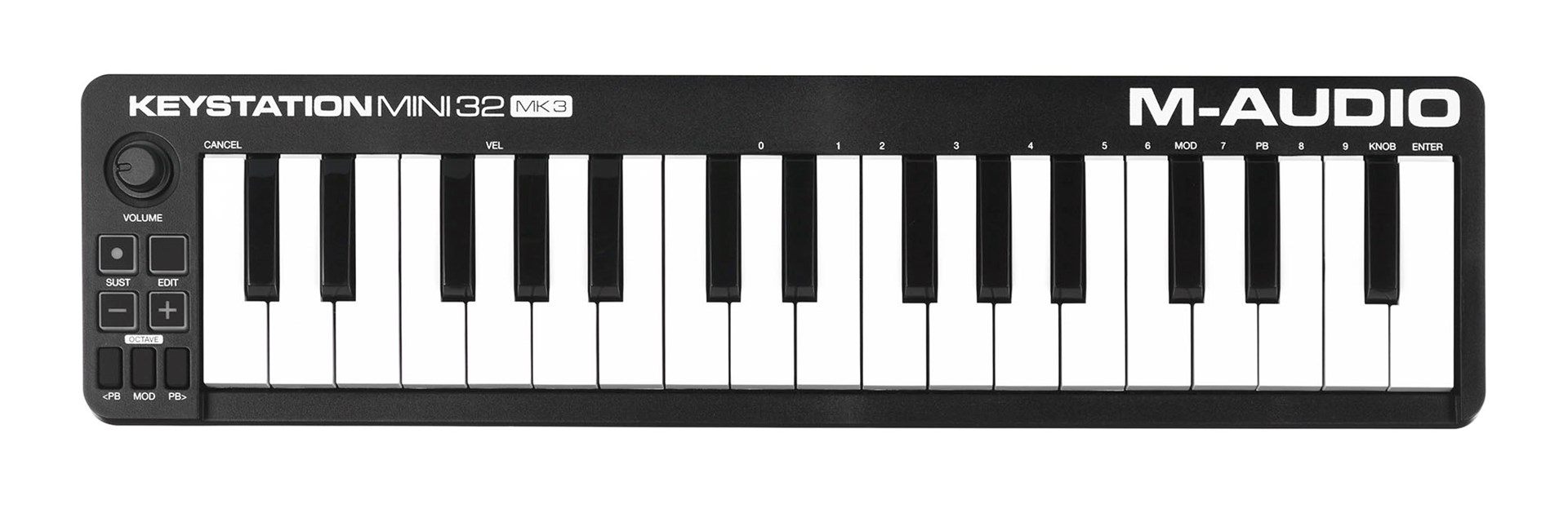 Kontrolna MIDI klavijatura M-AUDIO Keystation Mini 32 MK3 (32 tipke) USB, crno-bijela-6