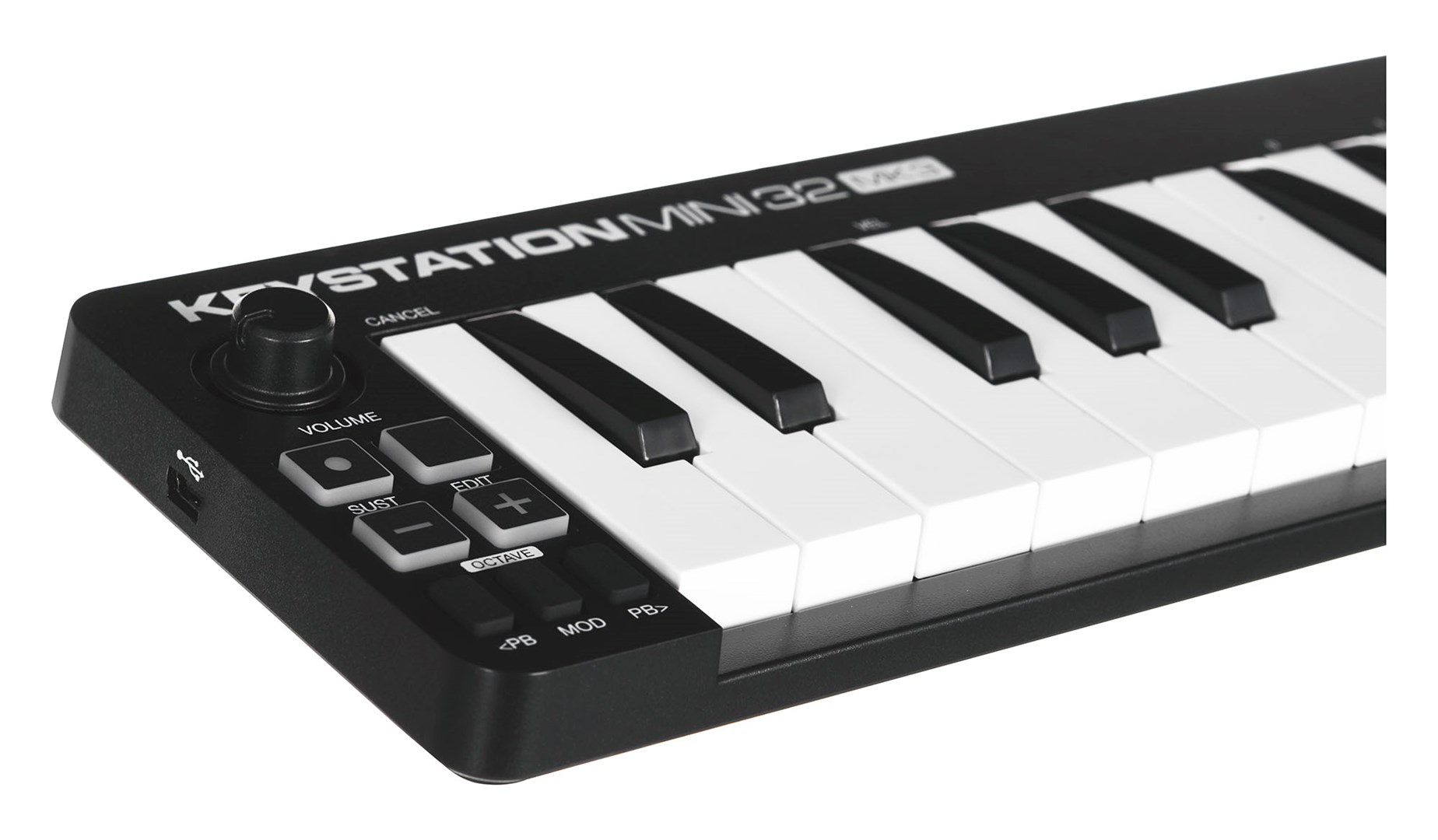 Kontrolna MIDI klavijatura M-AUDIO Keystation Mini 32 MK3 (32 tipke) USB, crno-bijela
