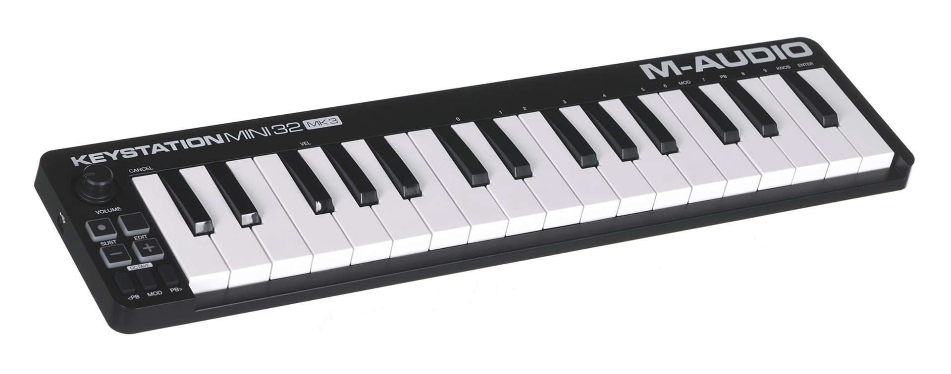 Kontrolna MIDI klavijatura M-AUDIO Keystation Mini 32 MK3 (32 tipke) USB, crno-bijela-3