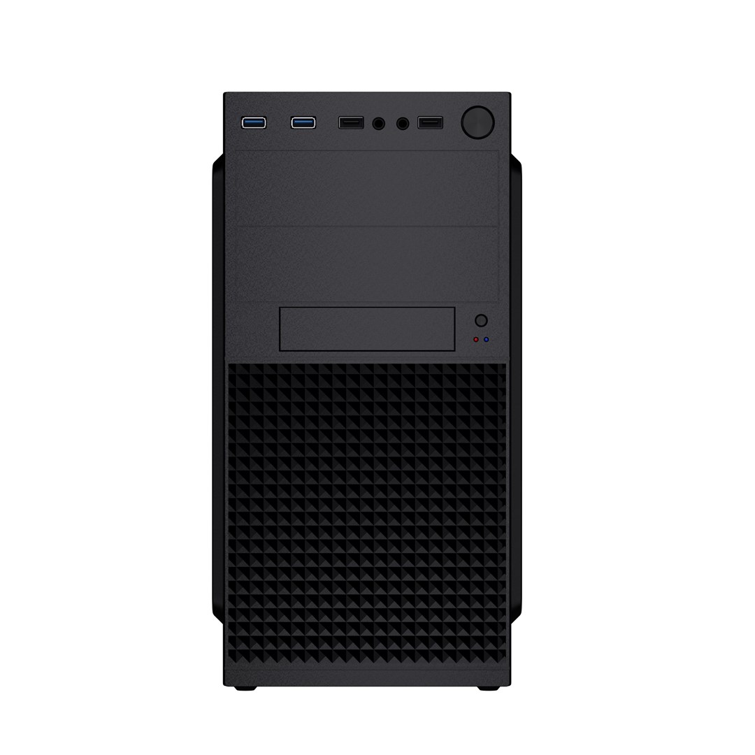 Kućište GEMBIRD Mini-tower Fornax K300, Micro-ATX, 2x USB 3.0 + 2x USB 2.0, black-1
