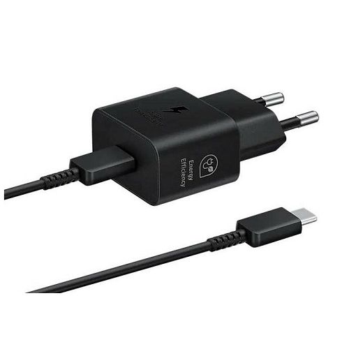 Kućni punjač SAMSUNG, EP-T2510XBEGEU, 25W, 1xUSB-C, Kabel USB-C crna-0