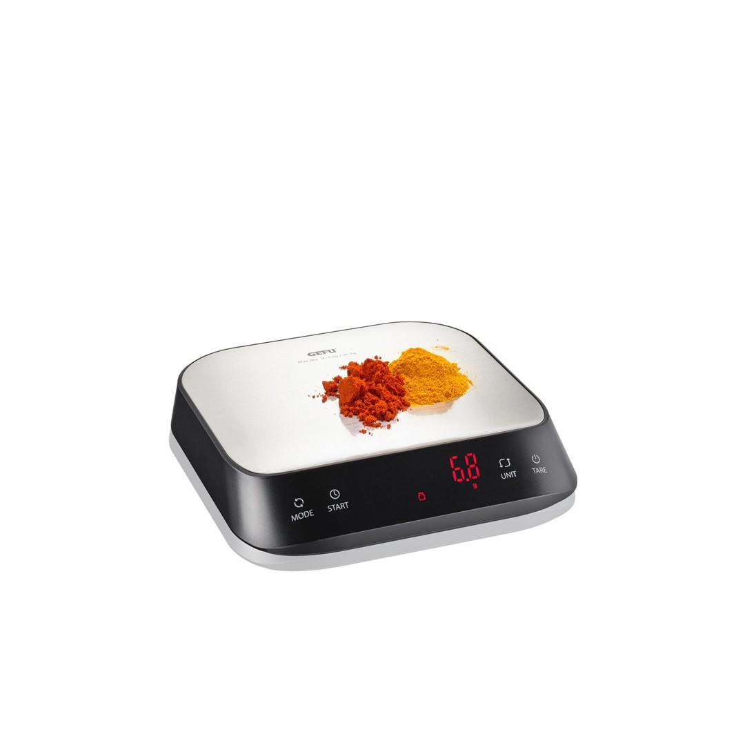 Kuhinjska vaga GEFU Preziso G-16430 (kapacitet do 5 kg, preciznost 1 g, digitalni ekran)-5