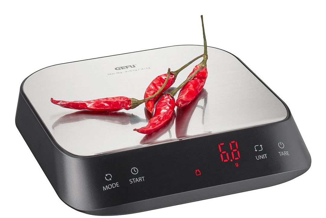 Kuhinjska vaga GEFU Preziso G-16430 (kapacitet do 5 kg, preciznost 1 g, digitalni ekran)-1