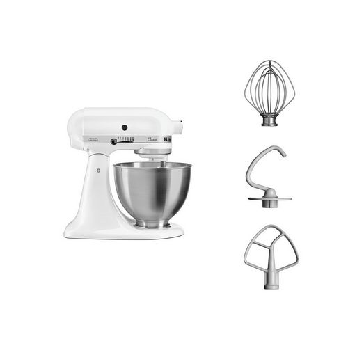 Kuhinjski robot KITCHENAID 5K45SSEWH (275 W) bijeli-1