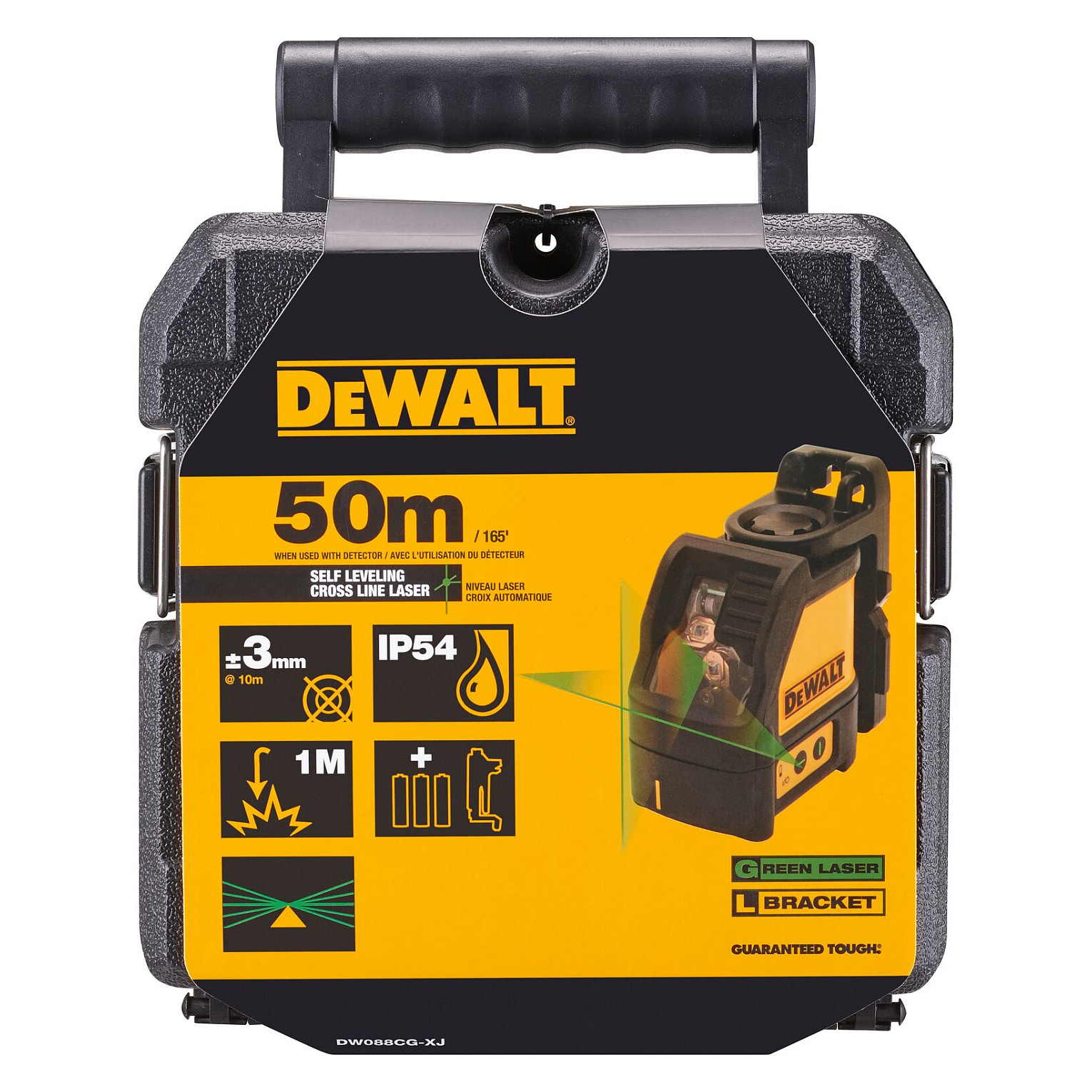Laserski nivelir DeWALT DW088CG (linijski, 30 m)-14