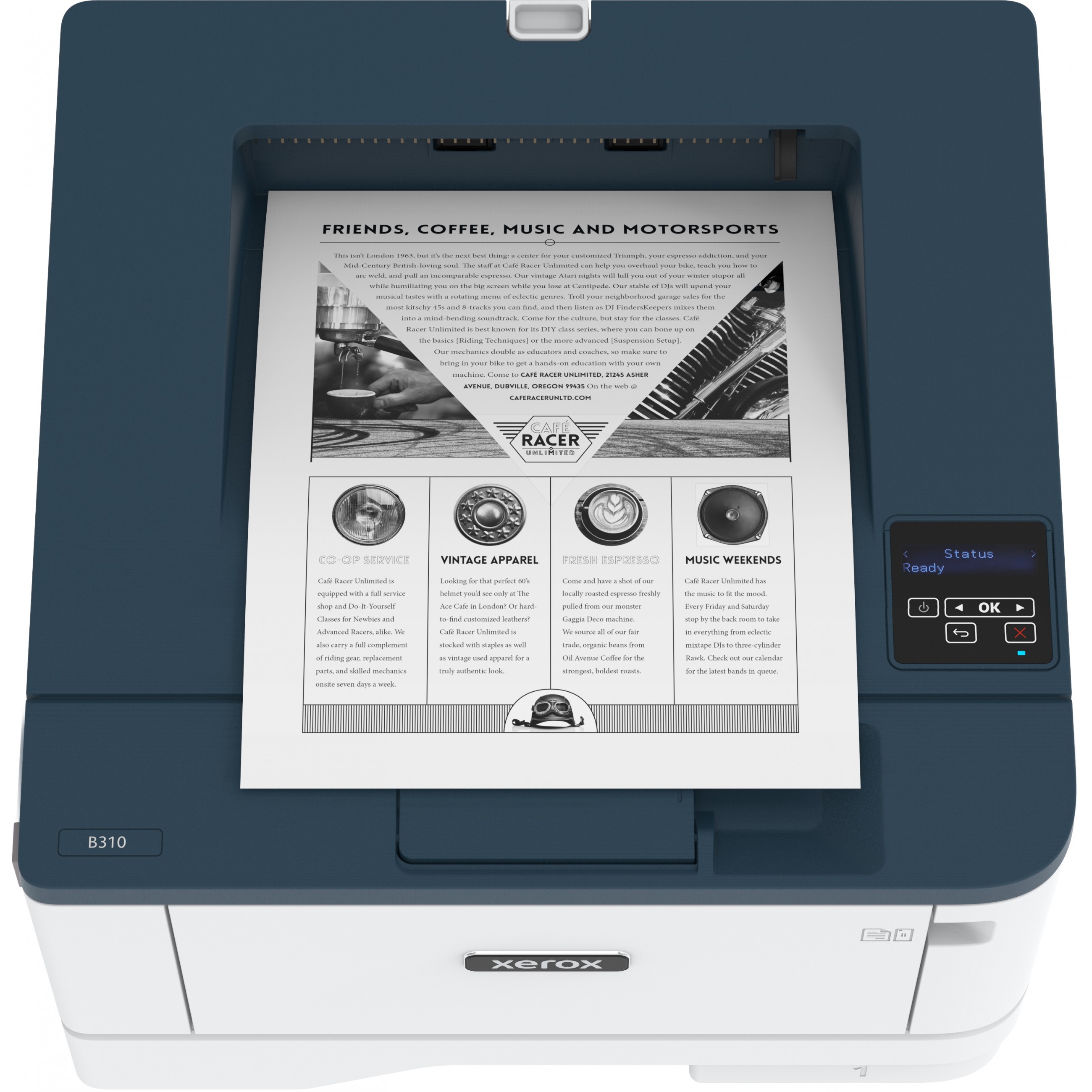 Laserski pisač XEROX B310DNI A4 crno-bijeli 40 stranica/ USB/ LAN/ Wifi/ Duplex-10