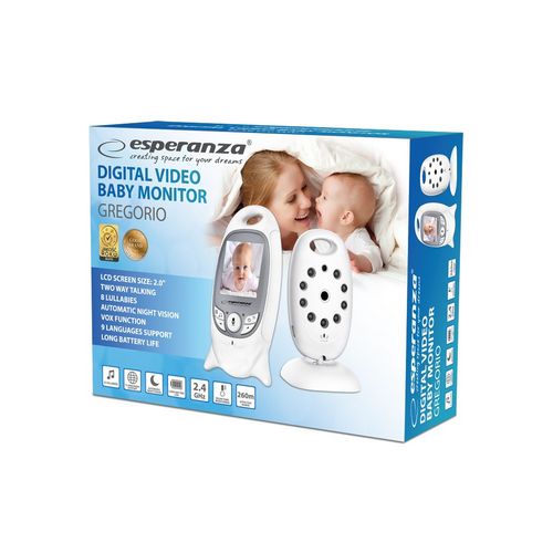 LCD Baby Monitor ESPERANZA EHM001 (2.0") bijeli-1