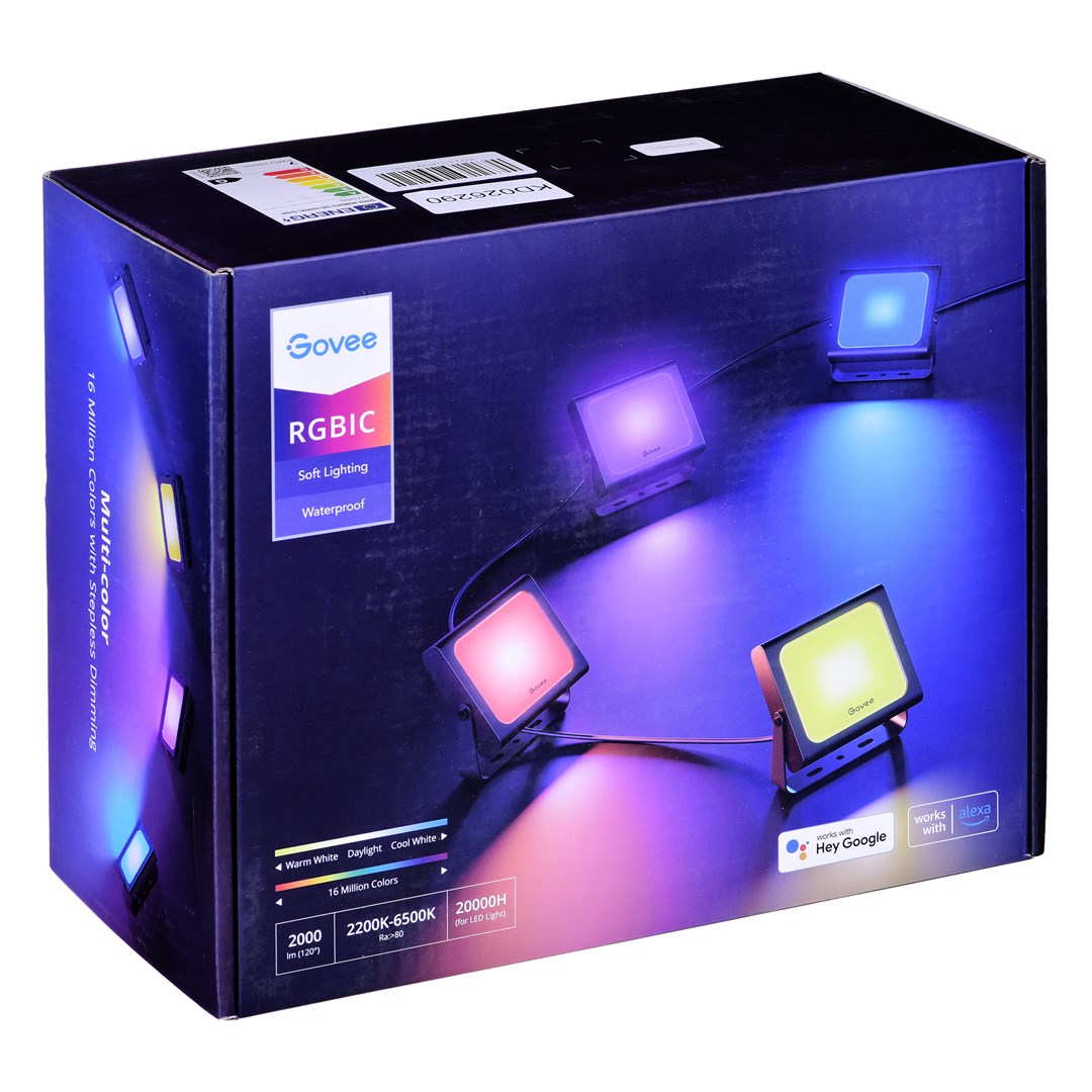 LED reflektori Govee H7060 (RGBICWW, IP65, Bluetooth, Wi-Fi)-5