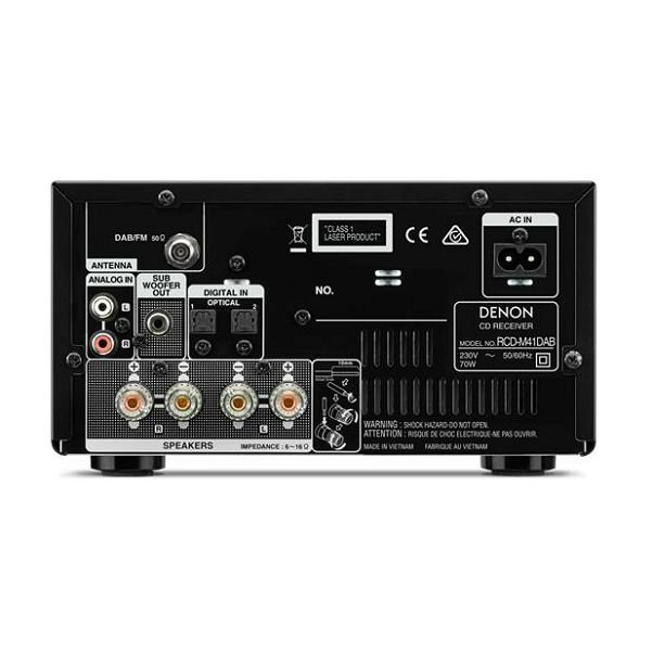 Glazbena linija DENON RCD-M41 DAB crna-2