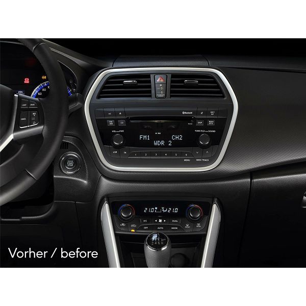 Maska autoradija ACV Suzuki SX4 S-Cross 2013> crna-2
