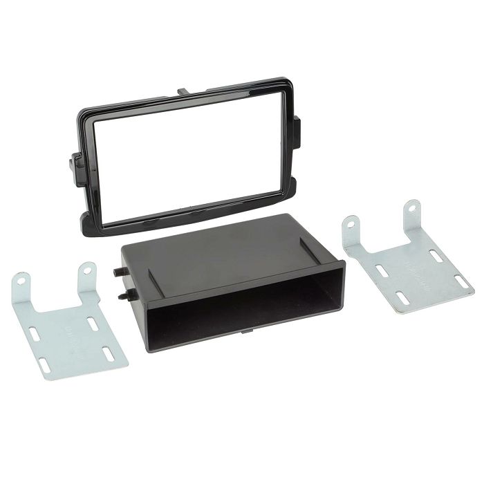 Maska autoradiija 2-DIN Dacia / Fiat/ Nissan /Opel / Renault crna