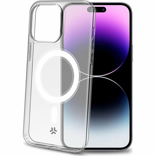 Maska za mobitel CELLY za iPhone 15 Pro Max, MAGSAFE prozirna