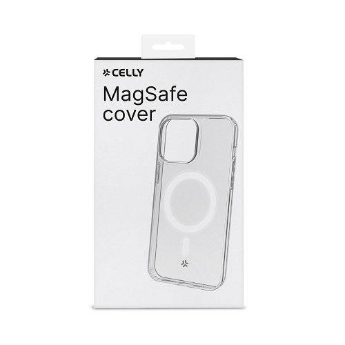 Maska za mobitel CELLY za iPhone 15, MAGSAFE prozirna-3