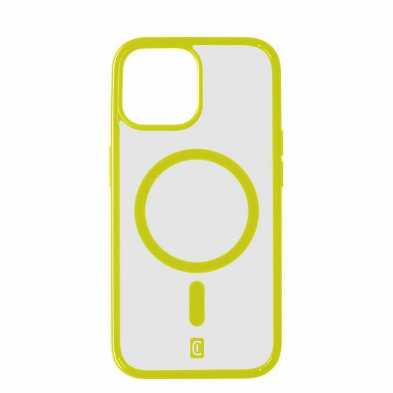 Maska za mobitel CELLULARLINE za iPhone 15, Pop Mag, Lime-1