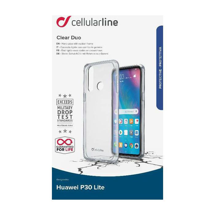 Maska za mobitel CELLULARLINE za HUAWEI P30 LITE prozirna